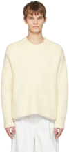 Jacquemus Off-white Guirlande 'la Maille Pavane' Sweater In 110 Off-white