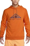 Nike Men's Trail Magic Hour Dri-fit Running Hoodie In Orange