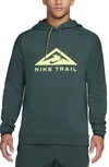 Nike Men's Trail Magic Hour Dri-fit Running Hoodie In Green