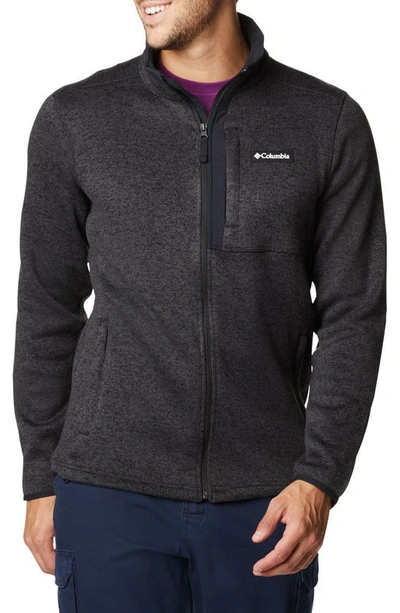 Columbia Sweater Weather™ Half Zip Pullover In Black Heather