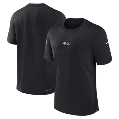 Nike Baltimore Ravens Sideline Menâs  Men's Dri-fit Nfl Top In Black