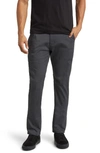 Duer Smart Stretch Relaxed Performance Trousers In Charcoal Heather
