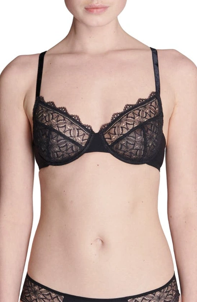 Simone Perele Escale Full Cup Underwire Bra In Black