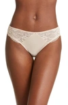 Skarlett Blue Minx Thong In Cashmere/blush