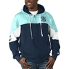 Starter Men's  Navy, Light Blue Seattle Kraken Power Forward Full-zip Hoodie In Navy