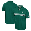 Colosseum Men's  Green Michigan State Spartans No Problemo Polo Shirt In Green
