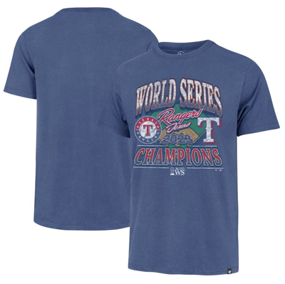 47 '  Royal Texas Rangers 2023 World Series Champions Playoff Franklin T-shirt
