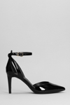 MICHAEL KORS MIRABEL FLEX PUMP PUMPS IN BLACK PATENT LEATHER