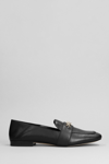 Michael Kors Tiffanie Loafer Loafers In Black Leather In Black