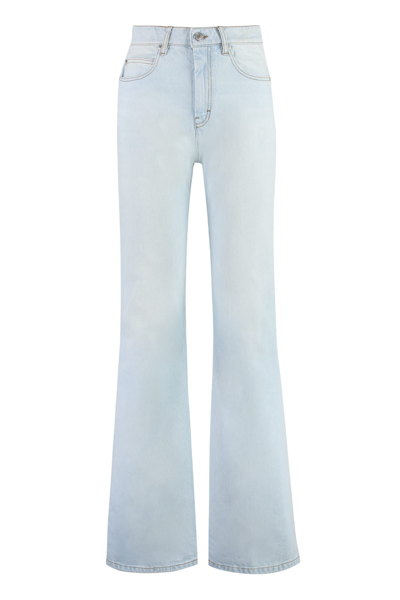 Ami Alexandre Mattiussi High-rise Flared Jeans In Denim