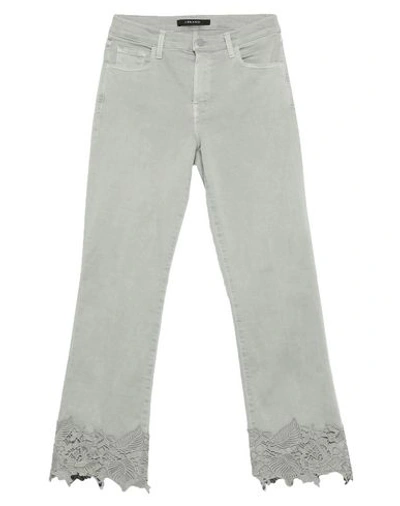 J Brand Woman Jeans Military Green Size 26 Cotton, Polyester, Lycra