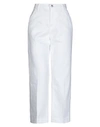 J Brand Woman Denim Pants White Size 23 Cotton
