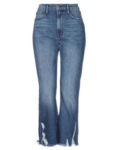 Frame Woman Jeans Blue Size 29 Cotton, Polyester, Elastane