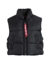 ALPHA INDUSTRIES ALPHA INDUSTRIES WOMAN PUFFER BLACK SIZE L POLYESTER