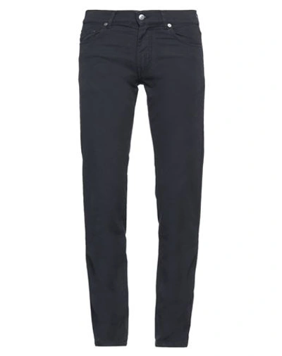 Harmont & Blaine Man Pants Midnight Blue Size 30 Cotton, Elastane In Navy Blue