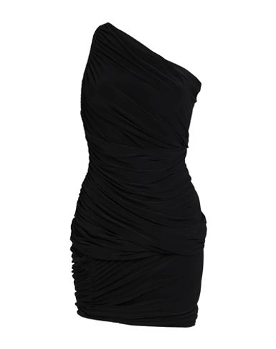 Norma Kamali Woman Midi Dress Black Size 2 Polyester, Elastane In Black