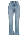 Re/done Woman Jeans Blue Size 32 Cotton, Polyester, Elastane In Blue