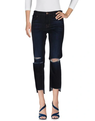 J Brand Woman Jeans Blue Size 24 Viscose, Cotton, Lyocell, Polyester, Elastane