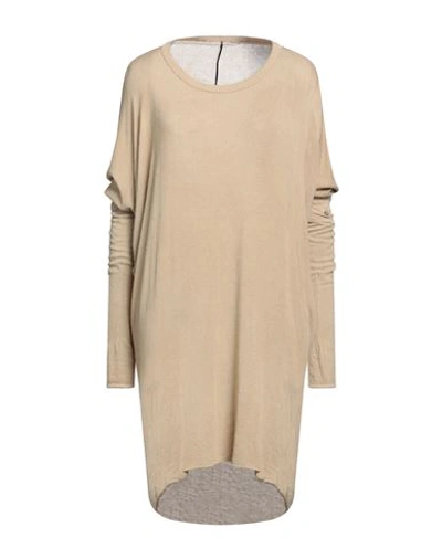 Masnada Woman Sweater Beige Size 4 Viscose, Wool, Elastane