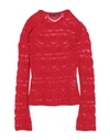 Marco Rambaldi Woman Sweater Red Size L Virgin Wool In Red