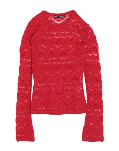 Marco Rambaldi Woman Sweater Red Size L Virgin Wool