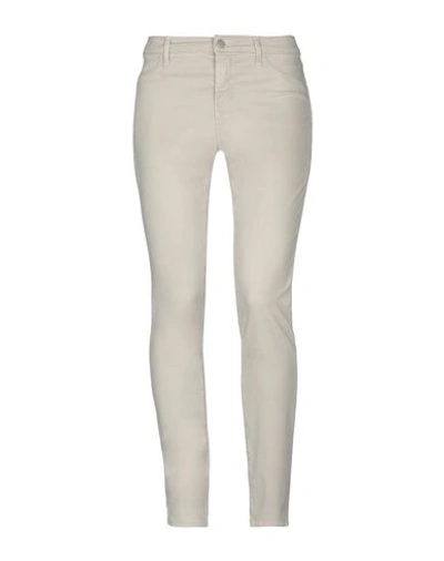 J Brand Woman Pants Light Grey Size 24 Lyocell, Cotton, Elastane