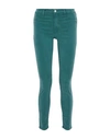 J Brand Woman Pants Green Size 25 Lyocell, Cotton, Elastane