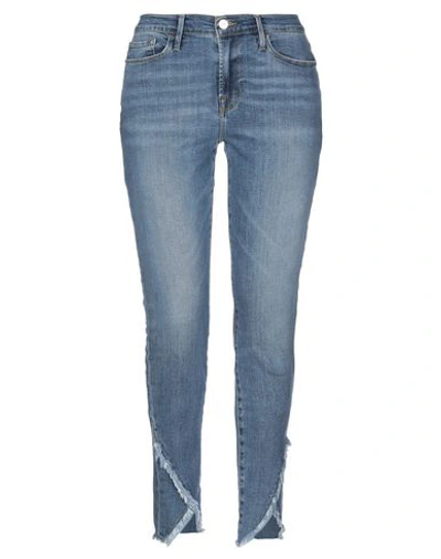Frame Woman Jeans Blue Size 28 Cotton, Lyocell, Polyester, Elastane