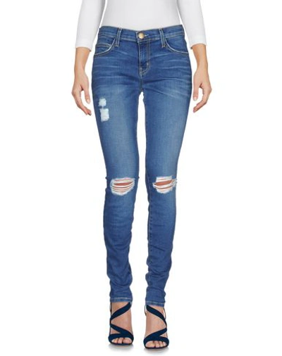 Current Elliott Current/elliott Woman Jeans Blue Size 26 Cotton, Polyester, Elastane