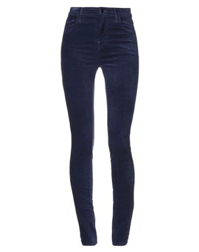 J Brand Woman Pants Midnight Blue Size 28 Cotton, Modal, Polyester, Polyurethane