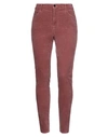 J Brand Woman Pants Antique Rose Size 25 Cotton, Modal, Polyester, Polyurethane In Pink
