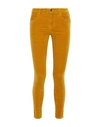 J Brand Woman Pants Ocher Size 23 Cotton, Modal, Polyester, Polyurethane In Yellow