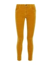 J Brand Absinthe Corduroy Mid Rise Stretch Pants In Yellow