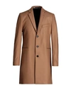 Ps By Paul Smith Ps Paul Smith Man Coat Camel Size Xl Wool, Polyamide, Cashmere In Beige
