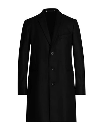 Ps By Paul Smith Ps Paul Smith Man Coat Black Size Xxl Wool, Polyamide, Cashmere