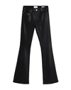 Frame Woman Denim Pants Black Size 30 Cotton, Polyester, Elastane