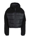 Alpha Industries Woman Down Jacket Black Size Xl Polyester In Black