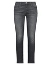 Frame Woman Jeans Black Size 30 Cotton, Elastane In Black