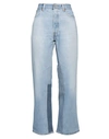 Re/done With Levi's Woman Jeans Blue Size 30 Cotton In Blue