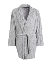 Emporio Armani Man Dressing Gown Or Bathrobe Grey Size S/m Cotton, Polyester