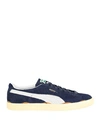 PUMA PUMA SUEDE VTG THE NEVERWORN II MAN SNEAKERS NAVY BLUE SIZE 9 COWHIDE