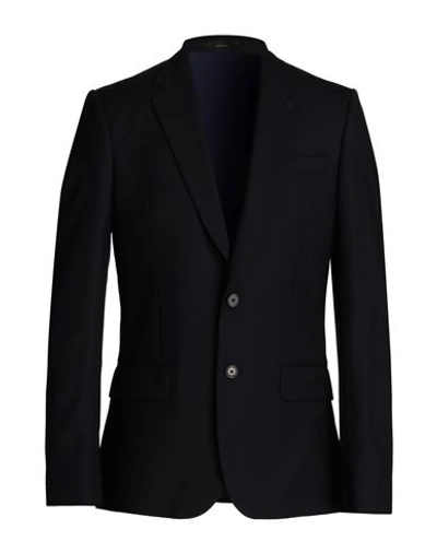 Paul Smith Man Suit Jacket Midnight Blue Size 44 Wool
