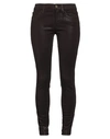 Frame Woman Jeans Dark Brown Size 27 Cotton, Polyester, Elastane
