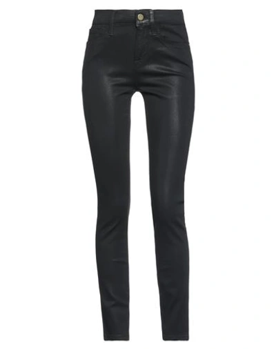 Frame Woman Jeans Black Size 26 Cotton, Polyester, Elastane