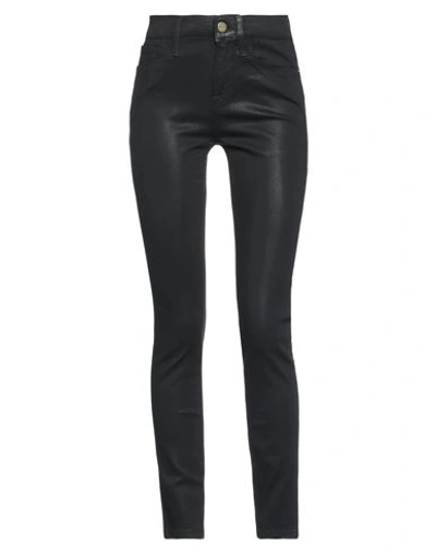 Frame Woman Jeans Black Size 25 Cotton, Polyester, Elastane
