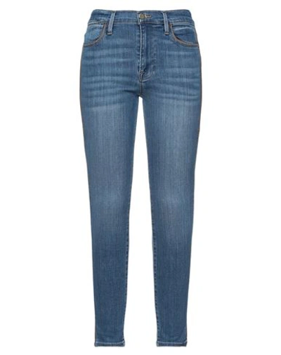 Frame Woman Jeans Blue Size 25 Cotton, Lyocell, Polyester, Elastane