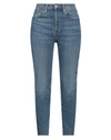 Re/done Woman Jeans Blue Size 28 Cotton, Polyester, Elastane In Blue