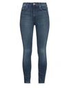 Mother Woman Jeans Blue Size 30 Cotton, Lyocell, Polyester, Elastane In Blue