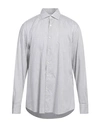 Zegna Man Shirt Light Grey Size Xxl Cotton