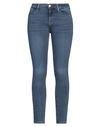 Frame Woman Jeans Blue Size 26 Cotton, Modal, Elasterell-p, Elastane In Blue